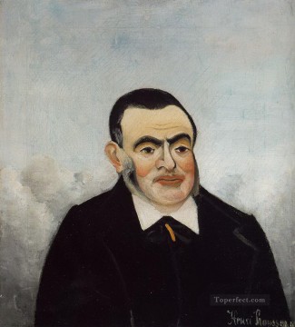 portrait of a man 1635 Painting - portrait of a man 1905 Henri Rousseau Post Impressionism Naive Primitivism